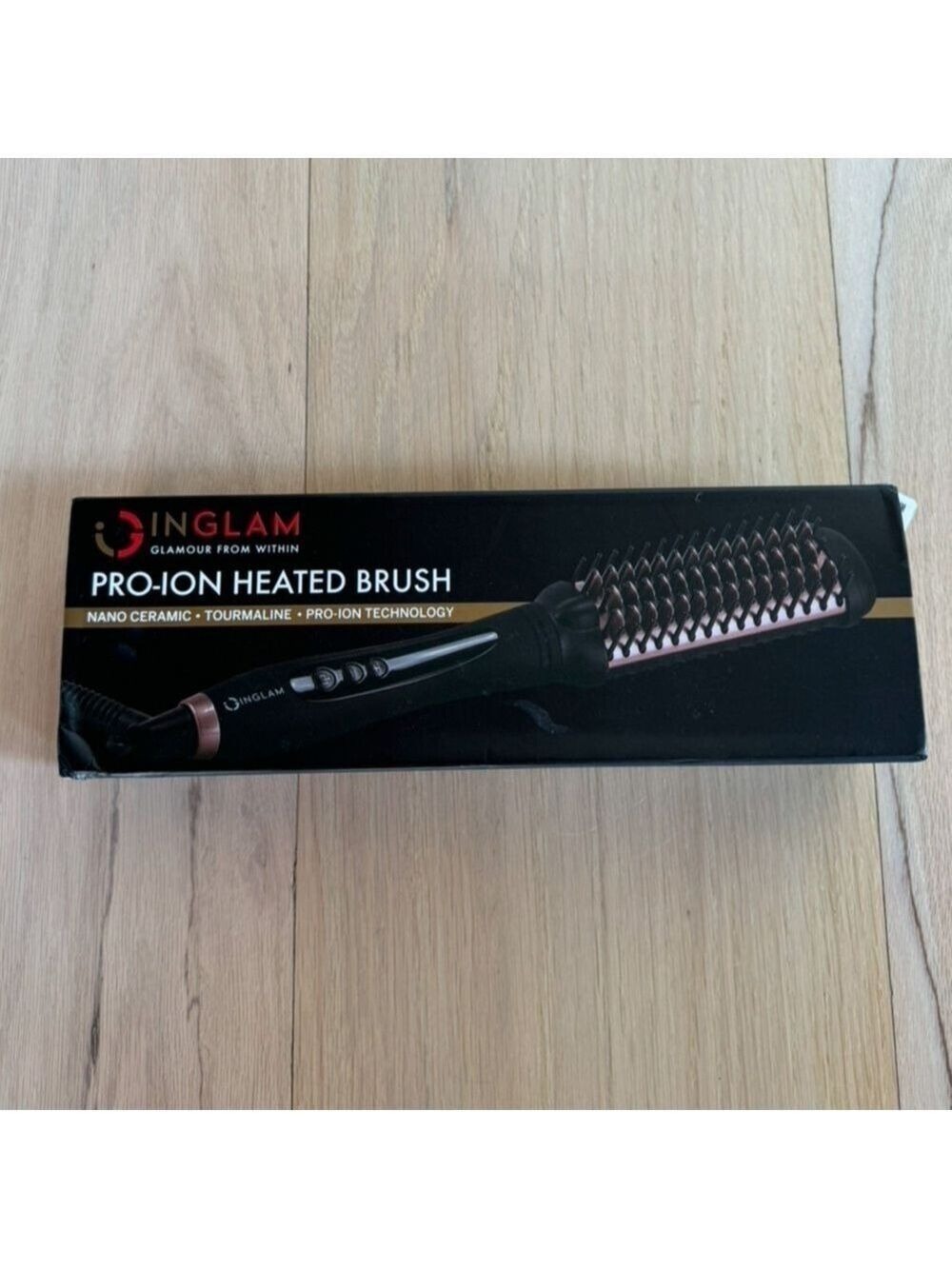 IG INGLAM Pro-ion Heated Brush NWOT
